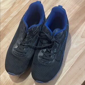 Black and Blue Men's Athletic Shoes